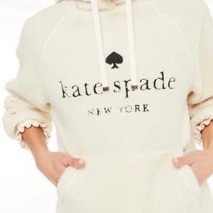 NWT Kate Spade Sherpa Hoodie XXL